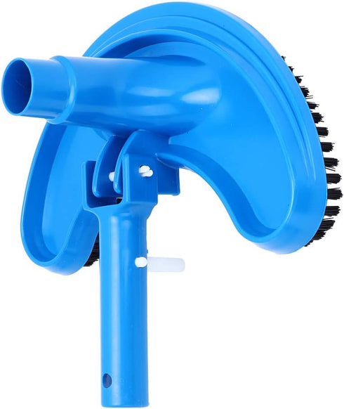 Curved Suction Head Pool Brush, 4.7in, Stainless Steel...