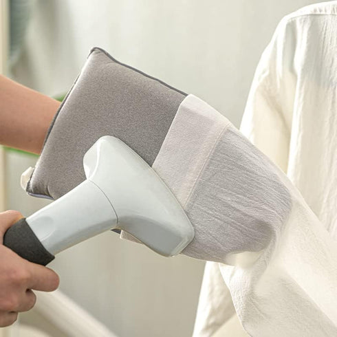 Garment Steamer Ironing Glove Mitt with Finger Loop for Clothes Steaming Mitt Anti Steam Mini Handheld Ironing Pad Board Heat Resistant Steamer Ha...
