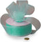 2 1/2" X 25 Yards Aqua Sheer Organza Wired Ribbon...