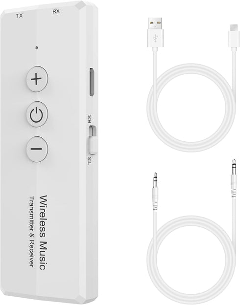 Isobel Bluetooth Transmitter/Receiver with Audio 3-in-1, Rechargeable Bluetooth Adapter for TV,Bluetooth Audio Receiver for Car Stereo System...