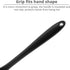 Silicone Pasta Fork (11.2"), KUFUNG High Heat Resistant to 480°F, Food Grade Pasta Spoon, BPA Free, Spaghetti Strainer & Server Spoon (Black, Past...