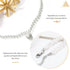 Jeairts Pearl Choker Necklace Silver Crystal Short Necklaces Row Pearl Pendant Necklace Jewelry for Women and Girls...