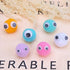 Variety Value Pack 1 Box Approx 1120 pcs 0.16 inches to 1 inch Round Plastic Self Adhesive Black Googly Wiggle Eyes Wide Assorted Sizes...