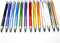 Stylish quality metal ballpoint Pens, black ink, soft writing experience (Multiple body colours (13 colours per pack))...