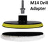 6 Pcs 6 Inch Wool Polishing Buffing Pad Polishing Buffing Wheel for Drill Buffer Attachment with M14 Drill Adapter...