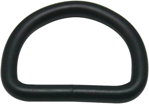 CISONE Metal D Ring Buckle Nickel Plated 1" Inside Diameter Pack of 20 (Black)...