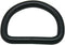 CISONE Metal D Ring Buckle Nickel Plated 1" Inside Diameter Pack of 20 (Black)...
