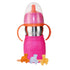 Kid Basix Safe Sippy 2 | Stainless Steel Cup for Babies/Toddlers | Convertible Sippy or Straw | Dishwasher Safe | 11 Oz. | Bpa Free | Pink...