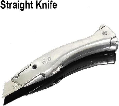 Dolphin PVC Zinc-aluminum Alloy Handle Roll Floor Cutter Knife Wallpaper Carpet Cutting Tool with 10pcs Blade...