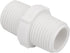20Pack 1/2 Inch PVC Nipple Male Thread Coupling Adapter Connector (Male x Male) 1/2" PVC NPT Male Thread Coupling Pipe Fitting for Thread plumbing...