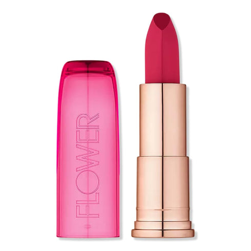 FLOWER BEAUTY By Drew Barrymore Perfect Pout Moisturizing Lipstick - Soothes Lips + Hydrates - Creamy Lip Tint + Natural Looking Shine + Buildable...