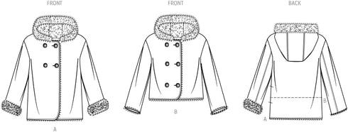 Simplicity Girls' and Boys' Hooded Jacket Sewing Pattern Kit, Design Code S9832, Sizes 7-8-10-12-14, Multicolor...