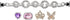 UNN Lot of 30,50,100pcs Girls Pink Shoe Charms for Kid's Shoes Decoration Birthday Gifts...