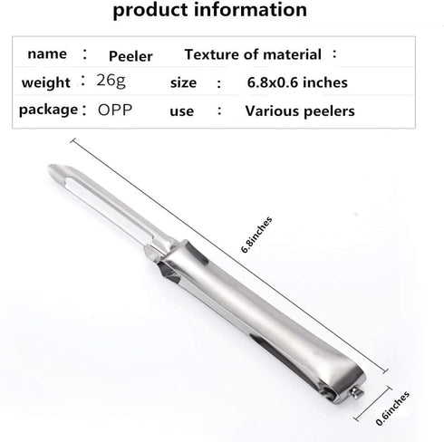Aniso Kitchen vegetable peeler Stainless steel rotary peeler for vegetable and carrot fruit?with ergonomic safety and control handle-Dishwasher Sa...