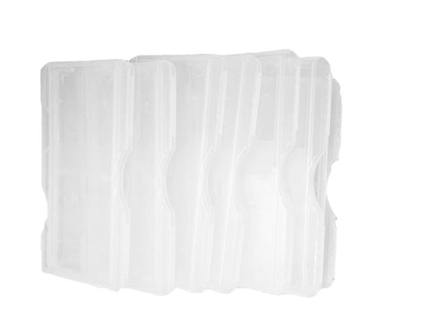 MUHWA 25 PCS Plastic Microscope Glass Holder Slide Box for one Slide...