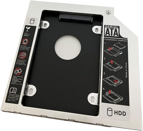 DY-tech 2nd Hard Drive HDD SSD Optical Bay Caddy Frame Tray for ASUS X555L X555LA K555L Q551L R554L R556L GUC0N...