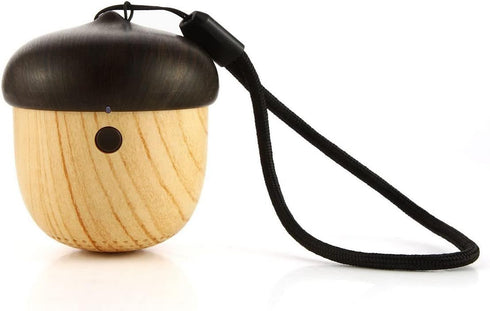 HaoYiShang J2 Bluetooth Speaker,JFA Portable Mini Speaker Cute Wooden Nut Shape Unique Design Outdoor Loudspeaker for Phone Backpack Travel...