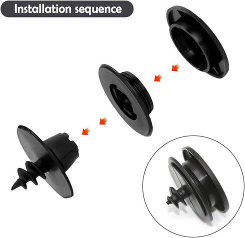 10PCS Car Floor Mat Retainers,Anti-Slip Black Nylon Car Mat Clips Holder Clamps for Fastening Car Carpet,Suitable for Car Truck SUV RV Van (10PCS)...