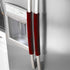 lasenersm 2 Pieces Refrigerator Door Handle Covers Kitchen Appliance Handle Covers Keep Your Kitchen Appliance Clean 15.7" x 4.3" Use for Fridge Oven Kitchen Cabinet Dishwasher (Red)