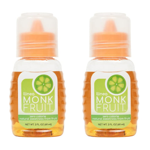 LLINEA MONK FRUIT - 2-Pack (400 total servings) - Sweetens Coffee, Tea, Smoothies, & More - ZERO Calories - ZERO Carbs - Gluten-Free - Non-GMO - N...