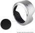 JJC Camera Lens Hood Shade for Canon EF-M 15-45mm f/3.5-6.3 is STM & RF-S 18-45mm f/4.5-6.3 is STM Lens on Canon EOS R100 R50 M50 M50 Mark II M5 M...