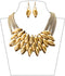 Barode African Bib Choker Necklaces Gold Statement Necklace Collar Chunky Choker National Tribal Necklace Jewelry for Women and Girls...