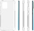 for Samsung Galaxy S10 Lite Case / A91 Case / M80s Case Clear TPU Four Corners Cover Transparent Soft funda...