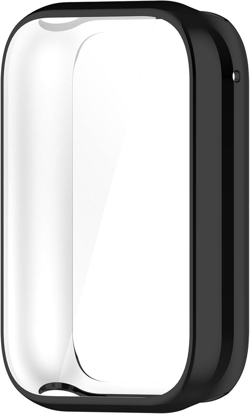 Compatible with Xiaomi Smart Band 8 Pro TPU Protective Case Cover, Smartwatch Protective Case Cover Shell Soft and Durable(Black)...