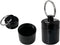 2pcs Portable Pill Container Keychain Pill Holder Medicine Organizer,Aluminium Alloy Round Pill Box Organizer for Outdoor Travel Camping...