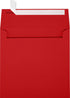 LUXPaper Square Invitation Envelopes | Peel & Press | 6" x 6" | Ruby Red | 80lb. Text | 50 Qty...
