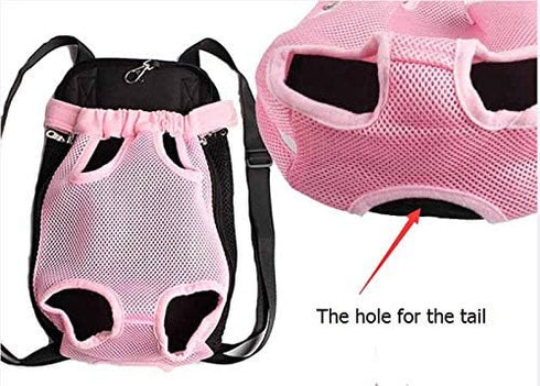 Pet Dog Carrier Backpack Mesh Camouflage Outdoor Travel Products Breathable Shoulder Handle Bags for Small Dog Cats (L, Pink)...