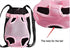 Pet Dog Carrier Backpack Mesh Camouflage Outdoor Travel Products Breathable Shoulder Handle Bags for Small Dog Cats (L, Pink)...