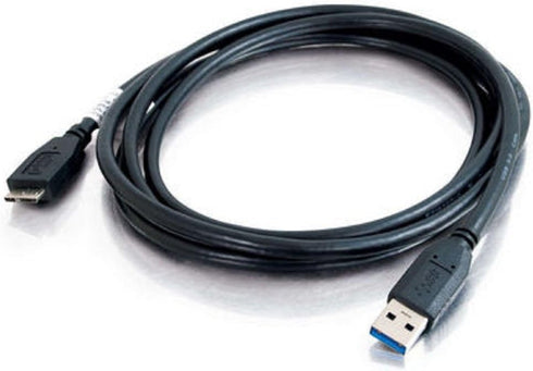 C2G Legrand USB A Male to Micro B Male Cable, USB A to Micro USB, USB 3.0 Cable, 9.84 Foot (3 Meters) Data Transfer Cable, Black USB Cord, 1 Count...