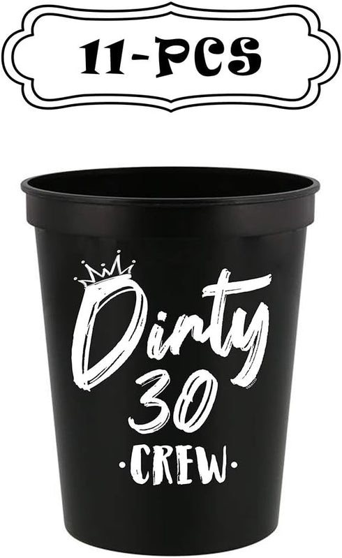 It Is My Dirty 30 Years Old Dirty 30 Crew Cup Stadium Party Cup 30th Birthday Favors Wedding Favors Dirty 30 Birthday Decorations 30th Birthday Cu...
