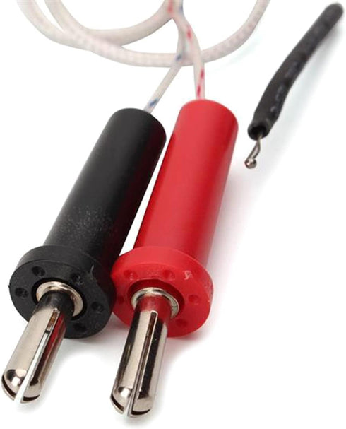 Handheld K Type Surface Thermocouple Temperature Sensor 100cm Wire Banana-Type Plug Probe Measurement Range -50°C -350°C K Type Thermocouple Probe...