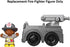 Replacement Part for Fisher-Price Little People to The Rescue Firetruck Playset - GGT34 ~ Replacement Fire-Fighter Figure...