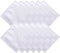 PYD Life 12 Pack Sublimation Blanks White Towel 8 Inch Bathroom Face Hand Towel Kitchen Tea Dish Drying Cotton High Absorbent Polyester Towel for ...