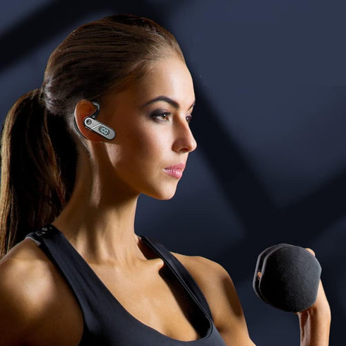 Bluetooth Headset Wireless Bluetooth Earpiece Single Ear Voice Control Answer Earphones for cell phone computer Laptop Driver Trucker...