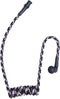Braided Acoustic Coil Tube Knitted Nylone Moisture Resistant Radio Earpiece Replacement with Mix Color(Pink,White,Black)...