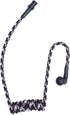 Braided Acoustic Coil Tube Knitted Nylone Moisture Resistant Radio Earpiece Replacement with Mix Color(Pink,White,Black)...