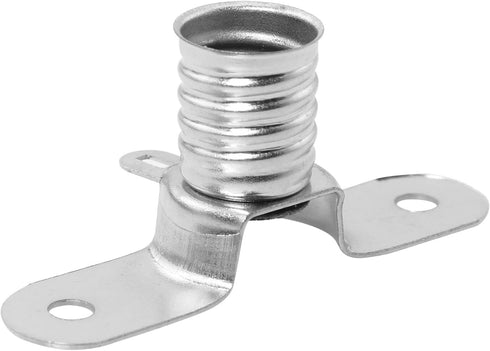 10PCS E10 2.5V/0.3A Miniature Screw Base Light Bulbs and 10PCS E10 Light Socket Bulbs Lamps Base Holders for Home Experiment Circuit Electrical Te...