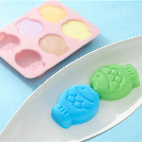2 Pcs Fish Shaped Silicone Molds Chocolate Candy Fondant Mold Cake Resin Molds Cookie Jello Ice Cube Mold Tray Kitchen Baking Tools for Cake Decor...