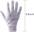 12 Pairs White Cotton Gloves Soft Cloth Dust Gloves Hand Gloves Work for Men Women Art Crafting Handling, Eczema, BBQ, Coin Jewelry Watch Inspecti...