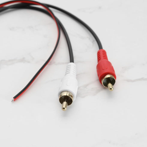 Car Bluetooth 5.0 Audio Adapter 2 RCA Input Wireless Bluetooth AUX Module Adapter Cable for Car Radio Stereo Speaker 25.5cm Length...