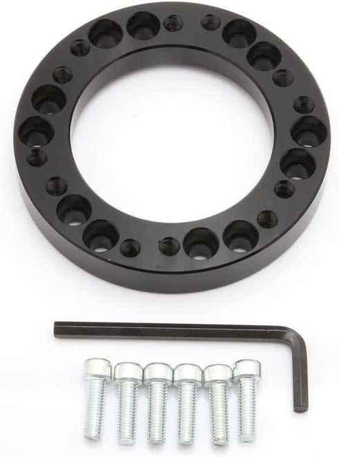 Steering Wheel Adapter Spacer 12mm 1/2'' for MOMO OMP to NARDI Hub, Black...