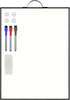 White Board Dry Erase Board Portable and Ultralight Small Magnetic Whiteboard includes Magnets 4 Dry Erase Markers3 Board Eraser 1 A3 Size 16 X 12...