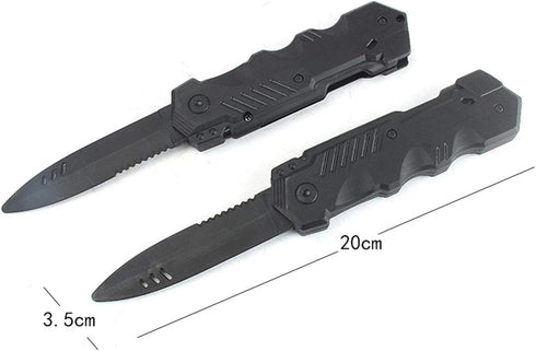 3PCS Retractable Fake Knife Toy Plastic Dagger Funny Trick Gadget Props Classic Gag Fun Prank Friend for Halloween Fool's Day Gift...
