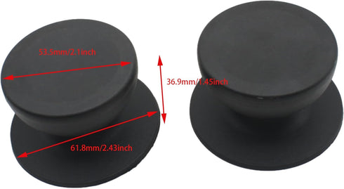 2pcs Pot Lid Knobs Universal Kitchen Cookware Replacement Pot Lid Knobs Pan Lid Holding Handle (Bakelite)...