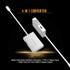 USB C to HDMI DVI VGA USB 3.0 Adapter,USB 3.1 Type-C 4in1 Hub to HDMI DVI 4K VGA USB Adaptor Converter (Thunderbolt 3 Compatible), USB-C Adapter f...