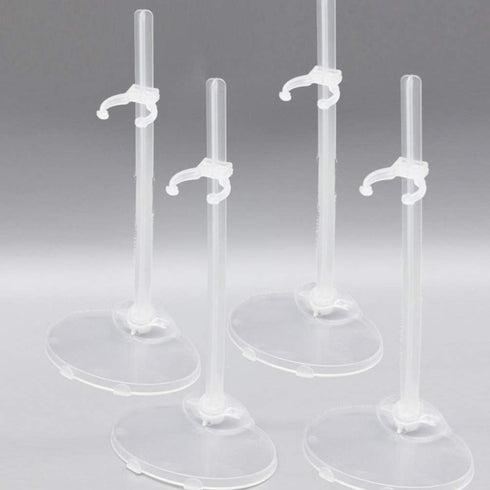 EXCEART 24pcs White Doll Stand Doll Support Rack Action Figure Display Rack for Window Doll Display Decoration Collection...